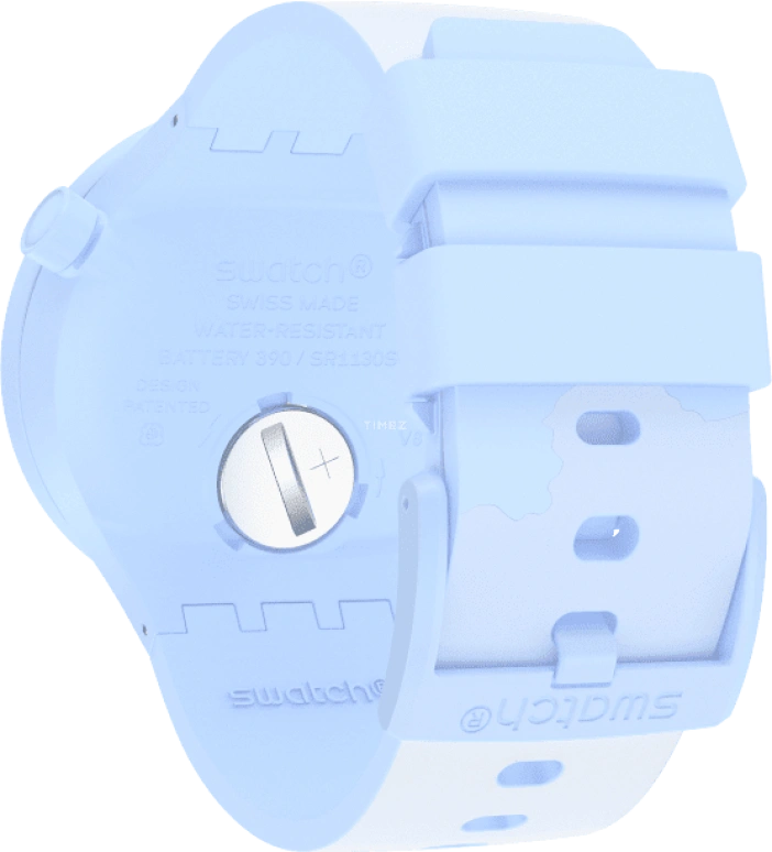 Swatch,THE BOLD 47mm,47mm,Bioceramic,Ceramic,Blue,Sapphire,Crystal Glass,SB03N102