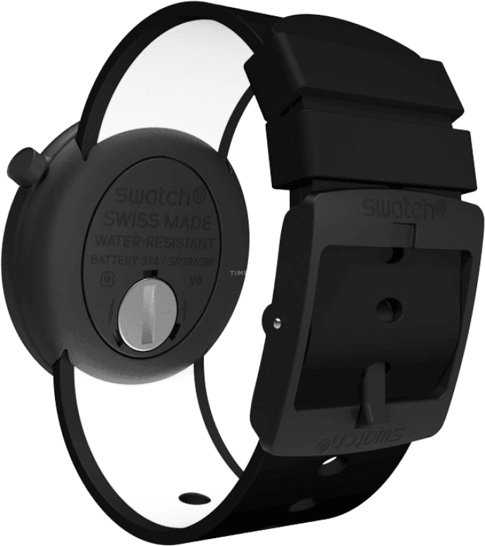 Swatch,Originals 45mm,45mm,Plastic,White,PNB700