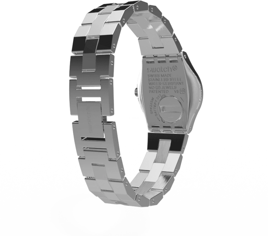 Swatch,IRONY 25mm,25mm,Stainless Steel,Silver,YSS300G