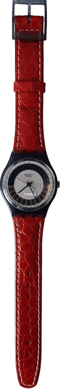Swatch,Other 34mm,34mm,Plastic,White,Black,Quartz,Sapphire,Crystal Glass,Tonneau,GM119