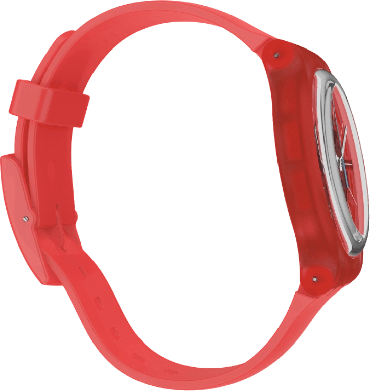 Swatch,Originals 41mm,41mm,Plastic,Red,SUOO105