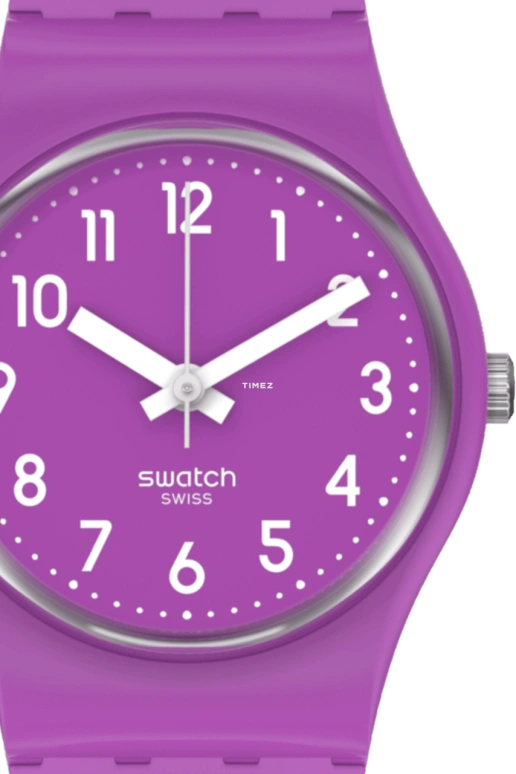 Swatch,Originals 25mm,25mm,Plastic,Purple,Quartz,Tonneau,LV115C