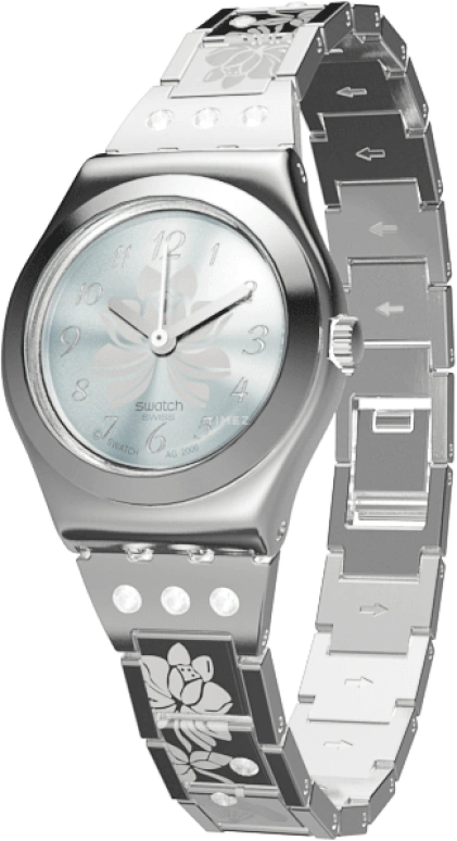 Swatch,IRONY 25mm,25mm,Stainless Steel,Blue,YSS222G