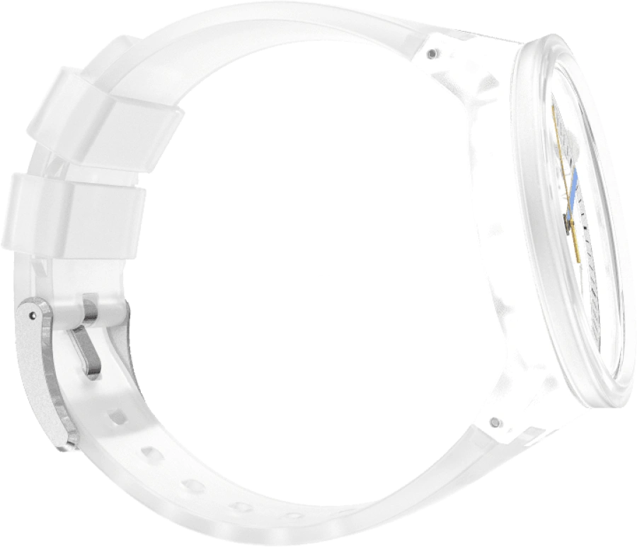 Swatch,CLEAR 47mm,47mm,Open,SB01K100
