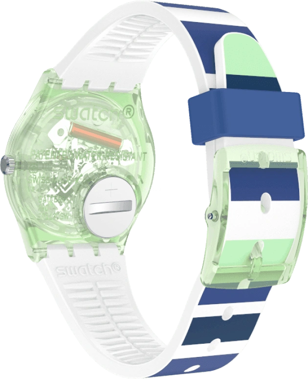 Swatch,Originals 34mm,34mm,Plastic,White,Open,GG711
