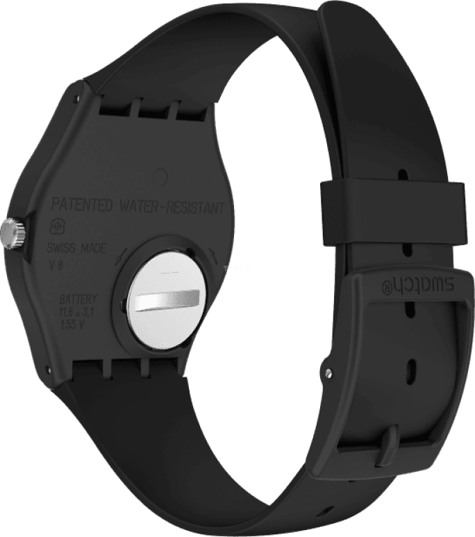 Swatch,Originals 34mm,34mm,Plastic,White,Quartz,Date,Day,GB743