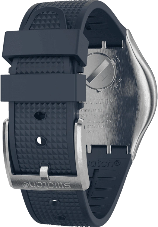 Swatch,IRONY 43mm,43mm,Stainless Steel,Blue,YVS454