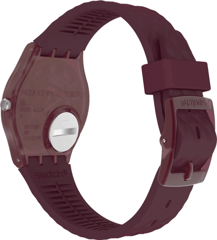 Swatch,Originals 34x39.20mm,34x39.20mm,Plastic,Red,GR184