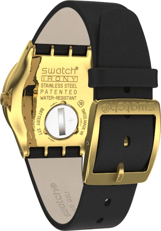 Swatch,IRONY 33x0.38mm,33x0.38mm,Black,YLG141