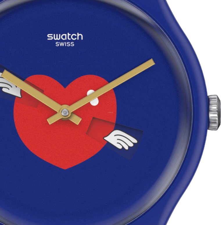 Swatch,Originals 41mm,41mm,Bioceramic,Blue,Quartz,Round,SO29Z701