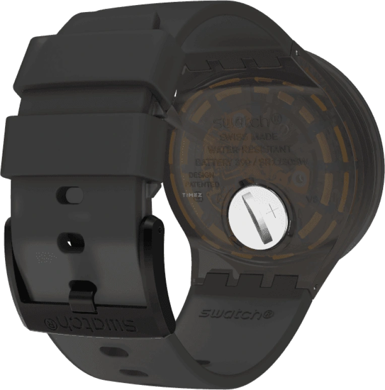 Swatch,THE BOLD 47mm,47mm,Plastic,Coffee,Brown,SO27B112