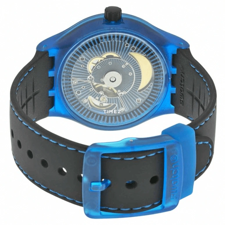 Swatch,Sistem 51 42mm,42mm,Plastic,Black,Automatic,Day,90hours,SUTS402