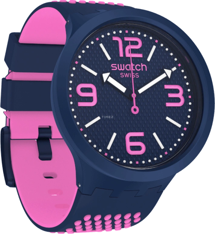 Swatch,THE BOLD 47mm,47mm,Plastic,Black,SO27N103