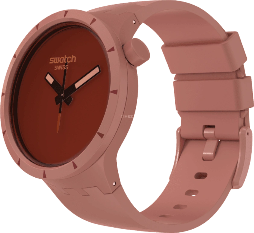 Swatch,THE BOLD 47mm,47mm,Bioceramic,Ceramic,Red,Sapphire,Crystal Glass,SB03R100