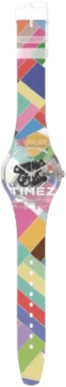 Swatch,Other 41mm,41mm,Plastic,Transparent,Quartz,Sapphire,Crystal Glass,Round,SUOK136,SUOK136-041