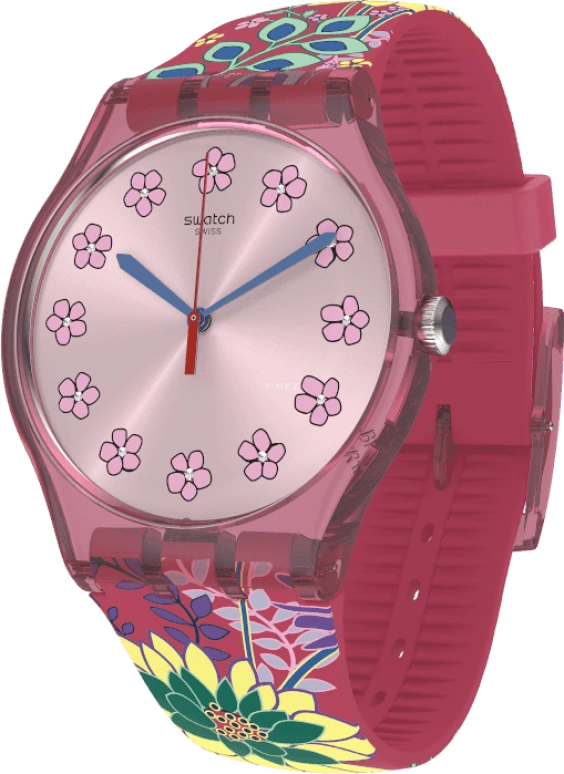 Swatch,Originals 41mm,41mm,Plastic,Pink,SUOP112