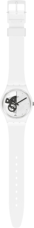 Swatch,Originals 34mm,34mm,Bioceramic,Ceramic,White,Quartz,Round,SO31W101