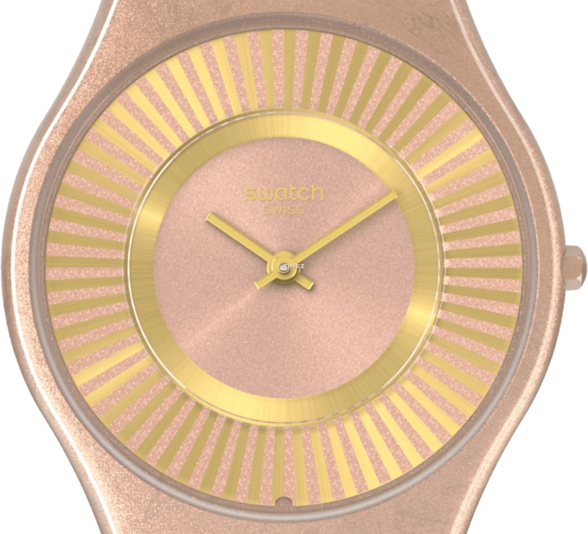 Swatch,Other 34mm,34mm,Bio-sourced,Yellow Tan,Quartz,Sapphire,Crystal Glass,Round,SS08C102