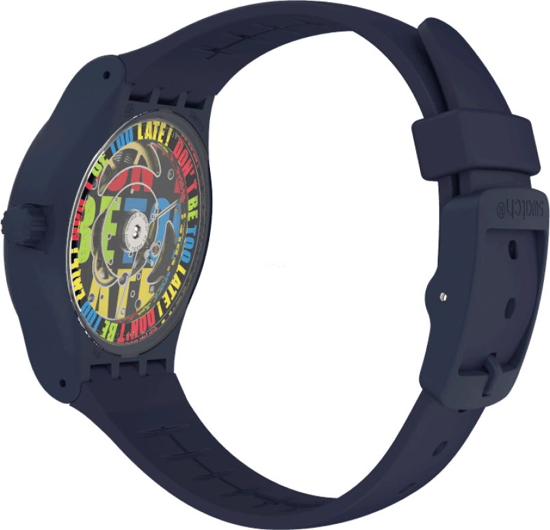 Swatch,Originals 42mm,42mm,Bioceramic,Blue,Quartz,Sapphire,Crystal Glass,Round,SO30N400