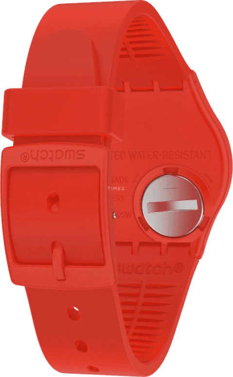 Swatch,Originals 34mm,34mm,Plastic,Red,GR183