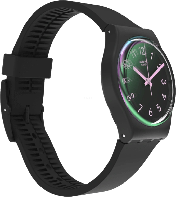 Swatch,Originals 34mm,34mm,Plastic,Black,Closed,GB330