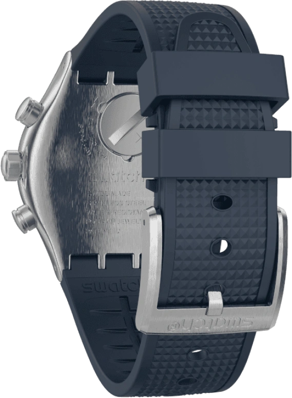 Swatch,IRONY 43mm,43mm,Stainless Steel,Blue,YVS454