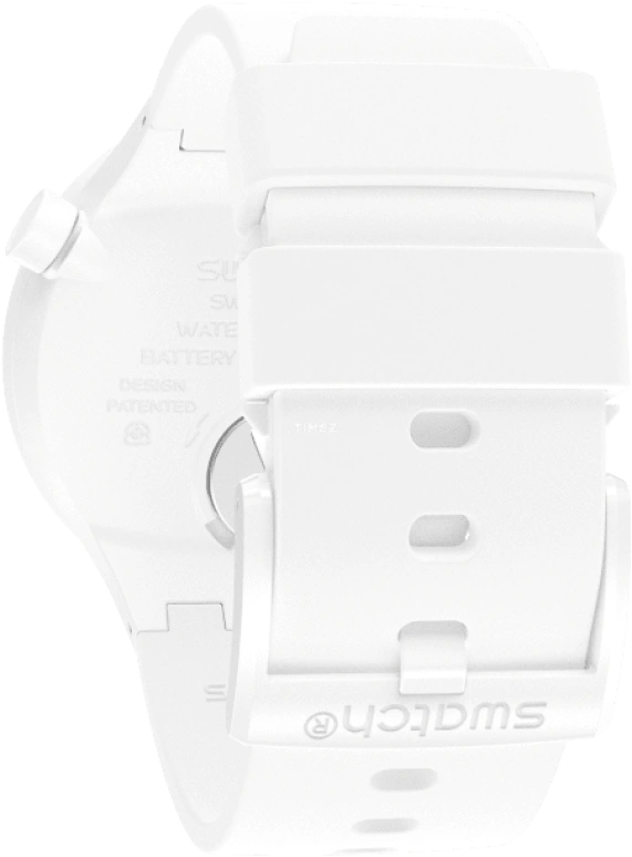 Swatch,THE BOLD 47mm,47mm,Plastic,White,SO27Z106