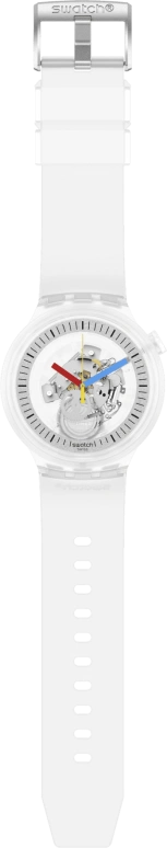 Swatch,CLEAR 47mm,47mm,Open,SB01K100