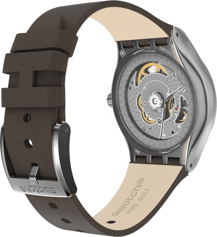 Swatch,IRONY 42mm,42mm,Blue,Open,YIZ405