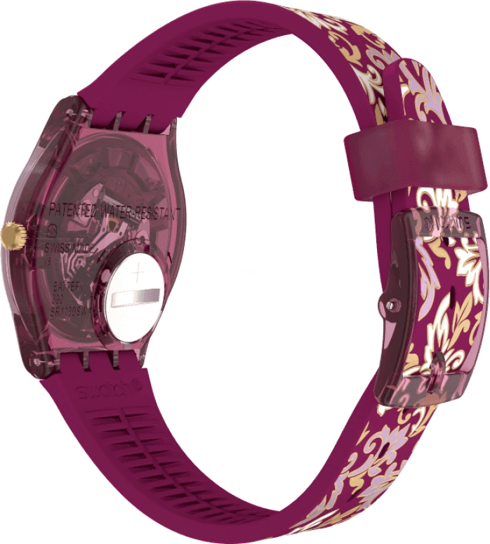 Swatch,Special Edition 34mm,34mm,Purple Red,Red,GR179