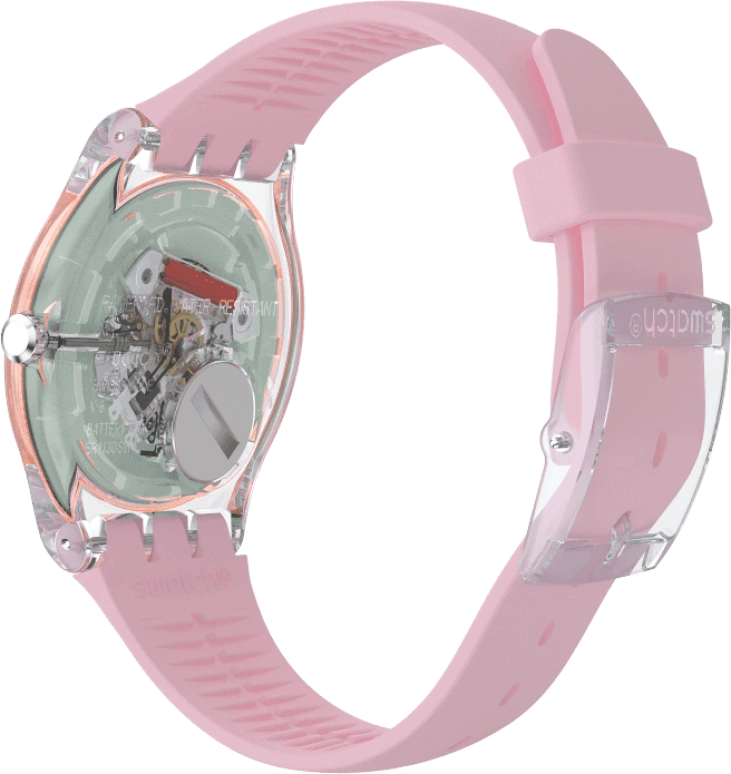 Swatch,Originals 41mm,41mm,Plastic,Pink Red,Red,SUOK710