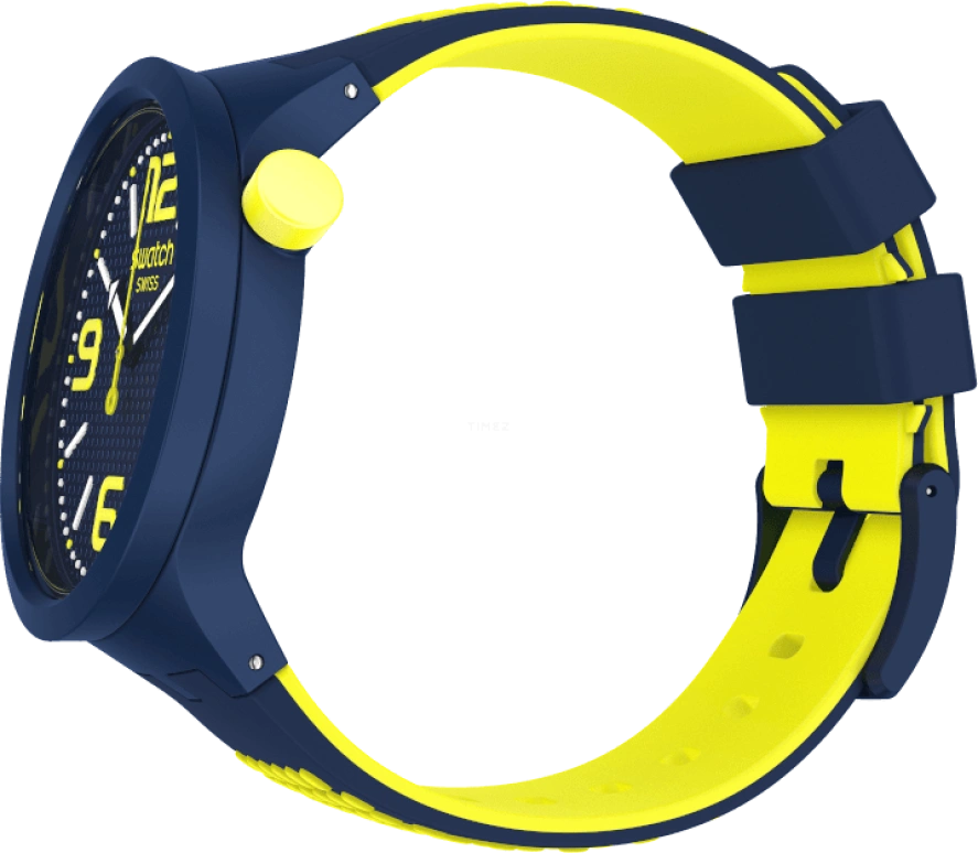 Swatch,THE BOLD 47mm,47mm,Plastic,Black,SO27N102