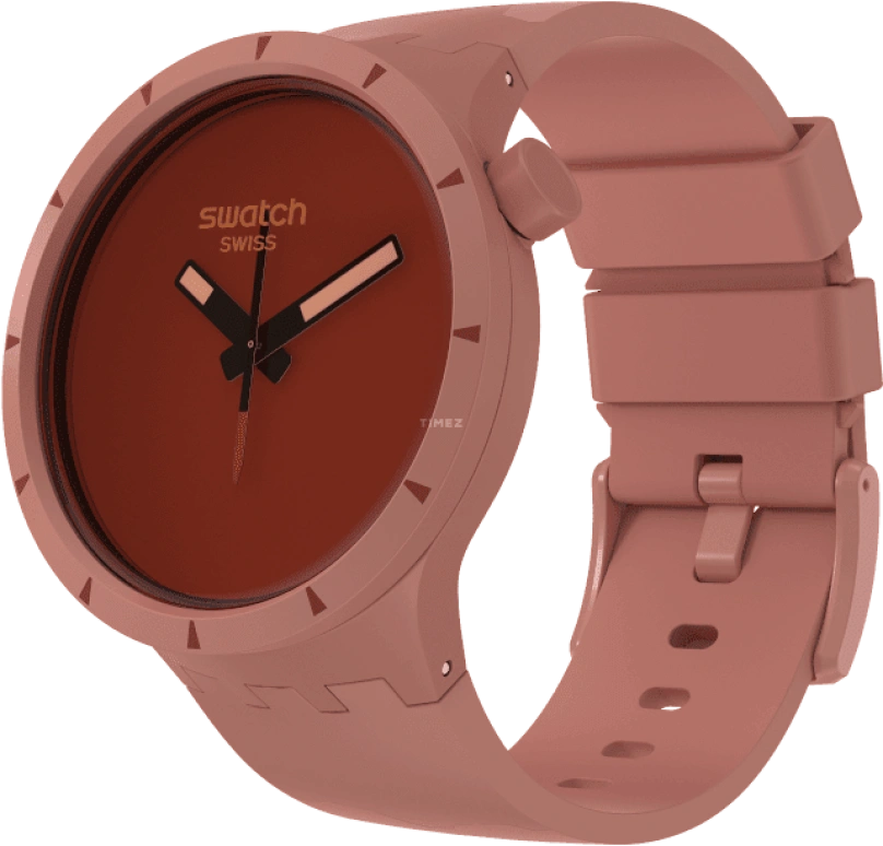 Swatch,THE BOLD 47mm,47mm,Bioceramic,Ceramic,Red,Sapphire,Crystal Glass,SB03R100