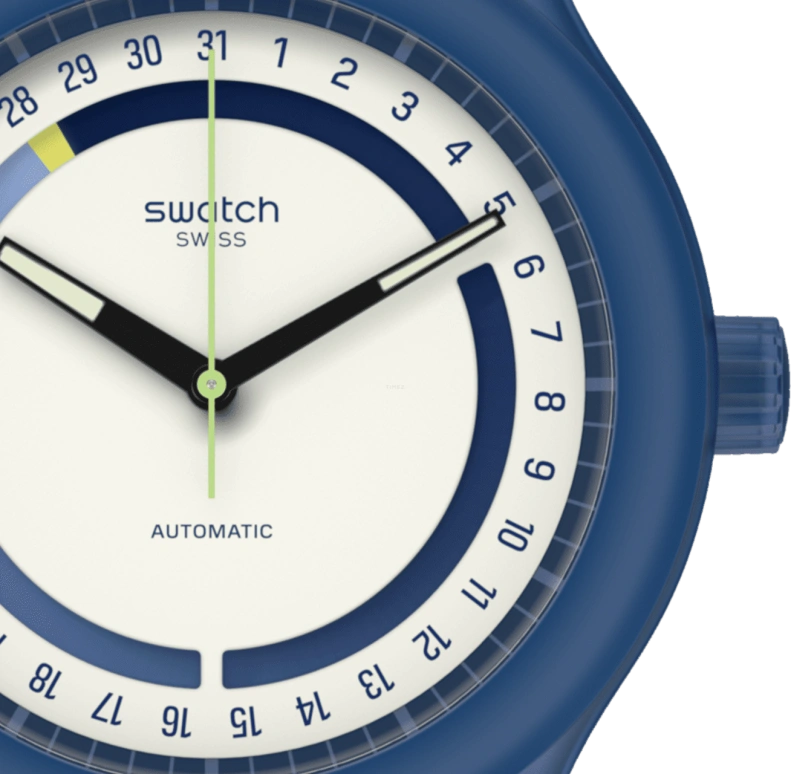 Swatch,IRONY 42mm,42mm,White,Open,SO30Z402