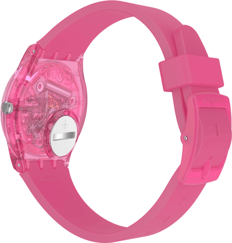 Swatch,Originals 34mm,34mm,Plastic,Pink,GP166