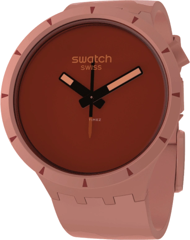 Swatch,THE BOLD 47mm,47mm,Bioceramic,Ceramic,Red,Sapphire,Crystal Glass,SB03R100