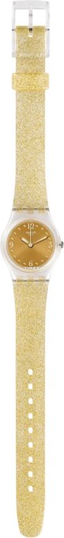 Swatch,Originals 25mm,25mm,Plastic,Gold,Quartz,Tonneau,Transparent,LK382