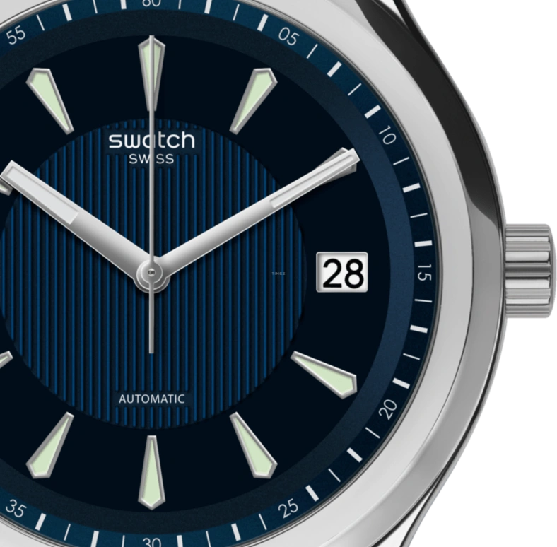 Swatch,IRONY 42mm,42mm,Stainless Steel,Open,YIS420