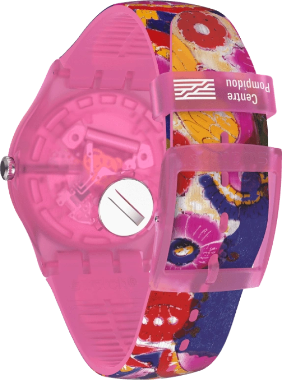 Swatch,Originals 41mm,41mm,Plastic,Multi-Color,Quartz,Sapphire,Crystal Glass,Round,SUOZ341