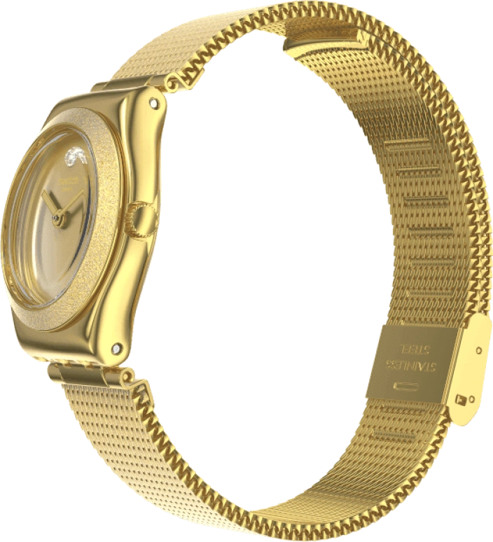 Swatch,IRONY 25x28.70mm,25x28.70mm,Gold,YSG167M