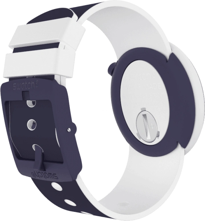 Swatch,Originals 45mm,45mm,Plastic,White,PNW107