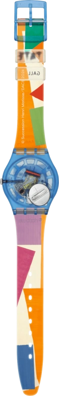 Swatch,Originals 34mm,34mm,Bio-sourced,Multi-Color,Quartz,Round,Blue,SO28Z127