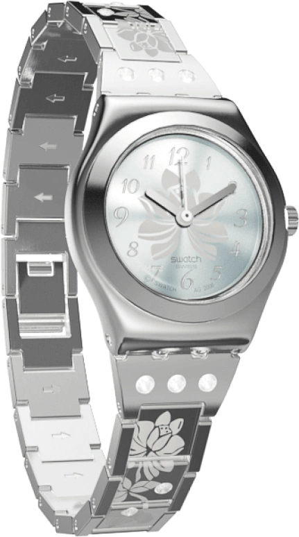 Swatch,IRONY 25mm,25mm,Stainless Steel,Blue,YSS222G