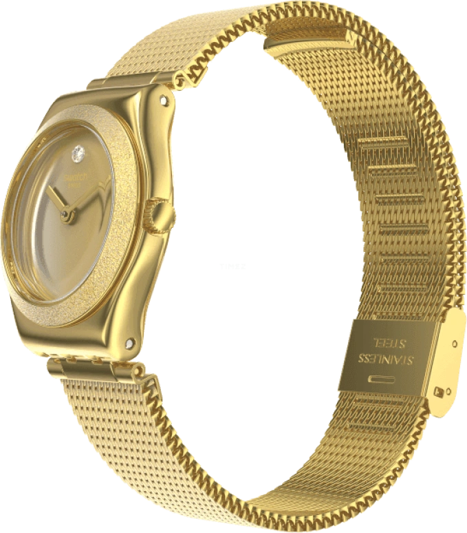 Swatch,IRONY 25x28.70mm,25x28.70mm,Gold,YSG167M