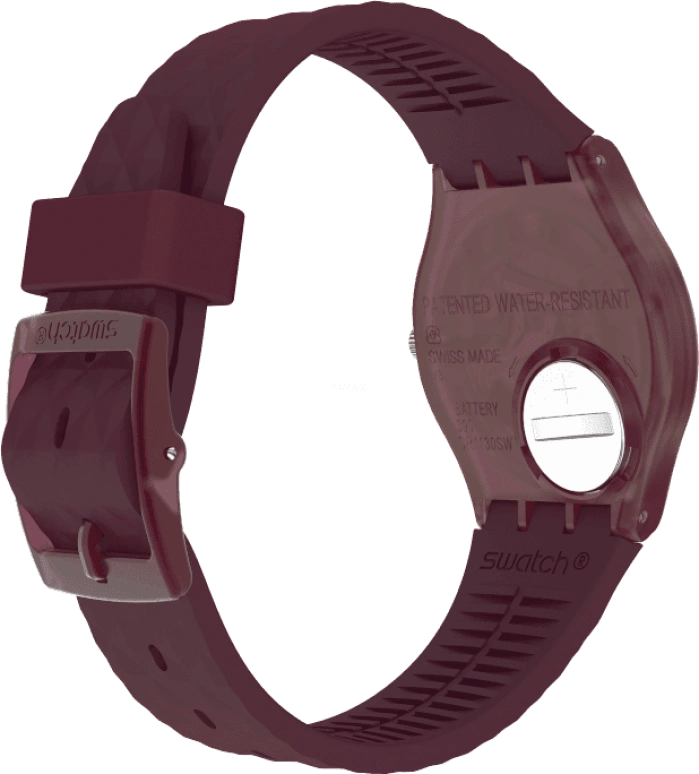 Swatch,Originals 34x39.20mm,34x39.20mm,Plastic,Red,GR184