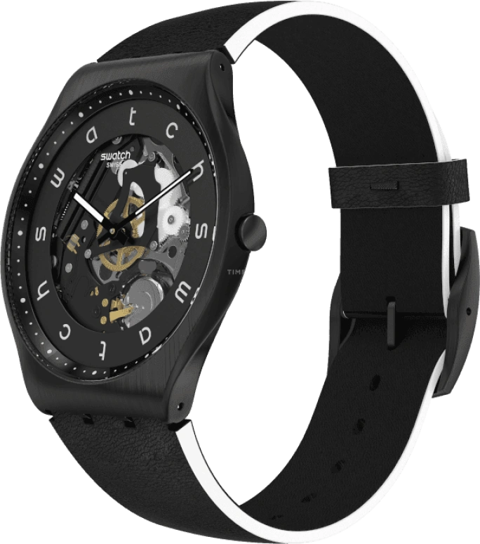 Swatch,SKIN ,Black,SS07B101