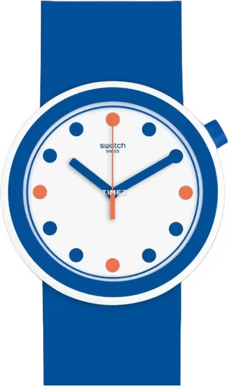Swatch,Originals 45mm,45mm,Plastic,White,Quartz,Round,PNW103