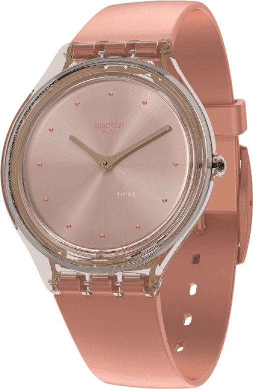 Swatch,SKIN 36.80mm,36.80mm,Plastic,Pink,SVOK108