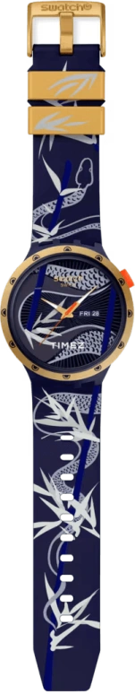 Swatch,THE BOLD 47mm,47mm,Bio-sourced,Blue,Quartz,Date,Day,SB05Z700