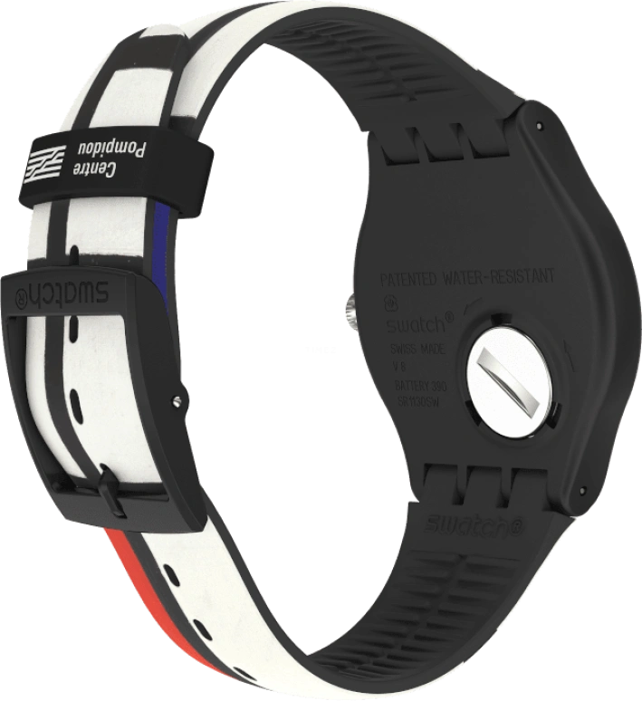 Swatch,Originals 41mm,41mm,Plastic,Black,Quartz,Sapphire,Crystal Glass,Round,SUOZ344